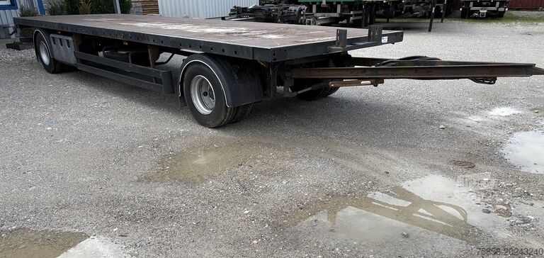 Remorcă cu platformă deschisă WEB Trailer Plattformanhänger 7950 mm STROH