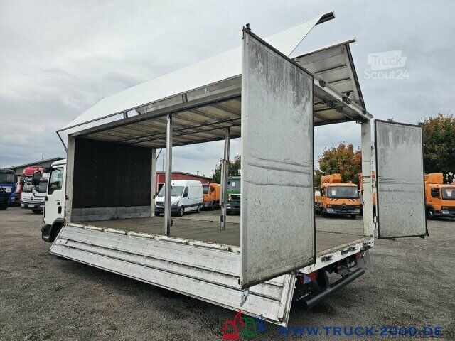 Drikkevarelastbil MAN 12.220 Dinkel Getränkewagen Schwenkwand VDI700F