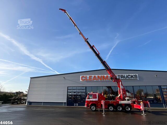 Camion cu macara Volvo FMX 500 8x4 Euro 6 MPG 150 Tonmeter laadkraan J...