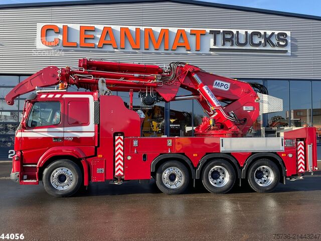 Camion cu macara Volvo FMX 500 8x4 Euro 6 MPG 150 Tonmeter laadkraan J...