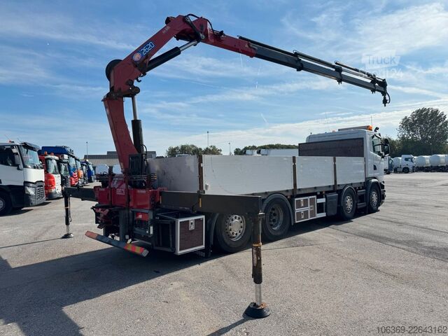 Kuorma-autoon asennettu nosturi SCANIA G450 8x2*6 Euro 6 / Crane / Kran / HMF 2620 K5