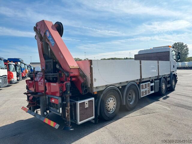 Kuorma-autoon asennettu nosturi SCANIA G450 8x2*6 Euro 6 / Crane / Kran / HMF 2620 K5