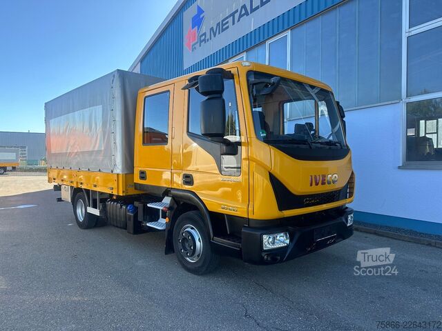Kombi vozilo sa ceradom IVECO 80-21 Eurocargo Doka Pr.&Pl.6 Sitzer Euro6 Klima