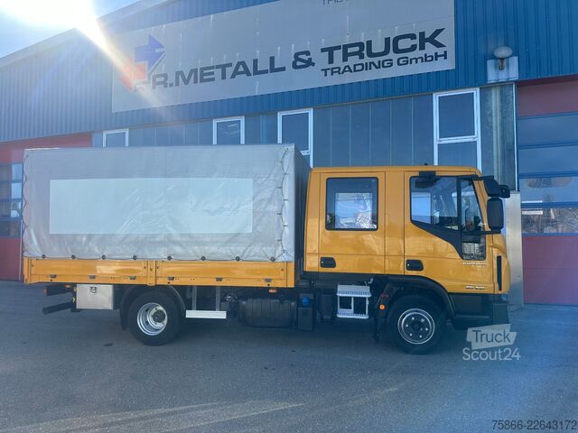Kombi vozilo sa ceradom IVECO 80-21 Eurocargo Doka Pr.&Pl.6 Sitzer Euro6 Klima