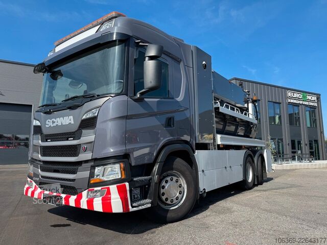 Vákuumtartályos teherautó SCANIA G410 NGS 6x24 Bucher Flexline 309