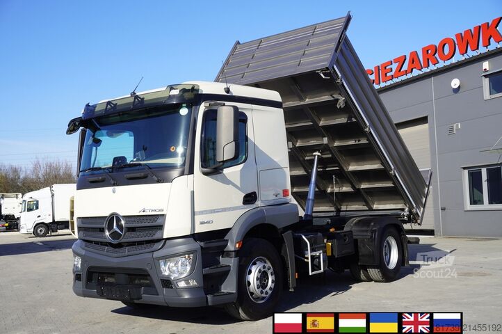 Самоскид Mercedes-Benz Actros 1840 / New 3-side tipper 10 EPAL