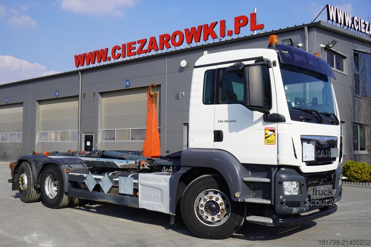 Гаковий навантажувач MAN TGS 26.440 6x2 E6/ Dalby hooklift 21 t