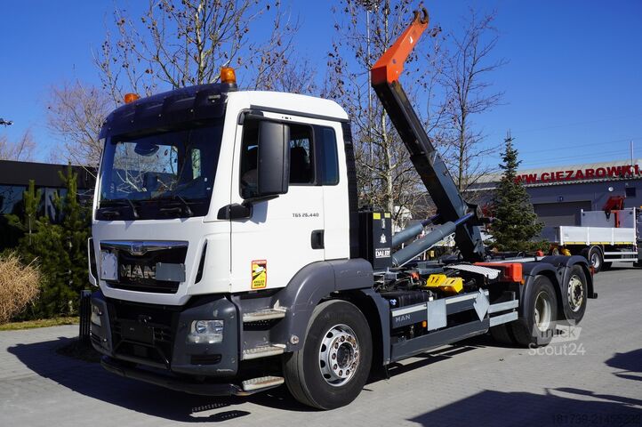 Гаковий навантажувач MAN TGS 26.440 6x2 E6/ Dalby hooklift 21 t
