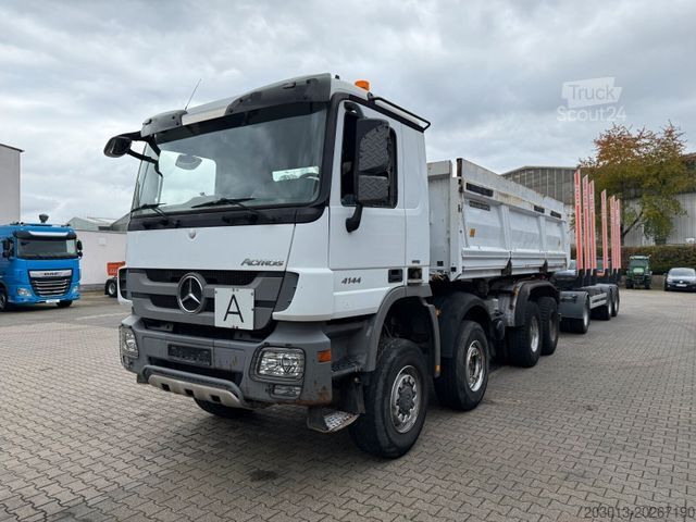 Tippbil MERCEDES-BENZ ACTROS 4144 8x6 Euro 5 Kipper mit Bordmatik