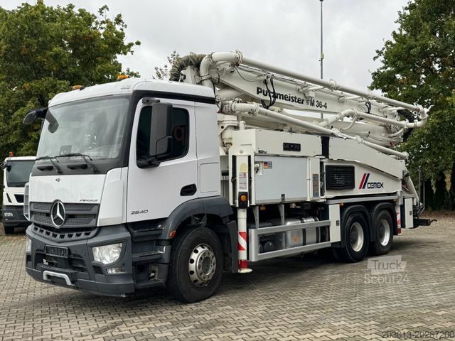 Betonpumpen-LKW MERCEDES-BENZ AROCS 2840 6x4 Betonp. Putzmeister BSF36-4.16HLS