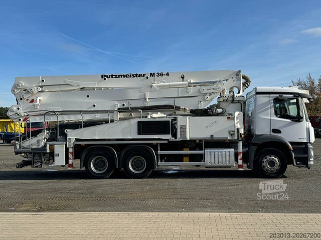 Betonpumpen-LKW MERCEDES-BENZ AROCS 2840 6x4 Betonp. Putzmeister BSF36-4.16HLS