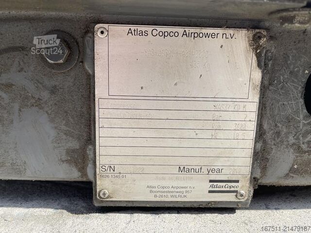 Compresseur frigorifique Atlas Copco XAS 37 KD