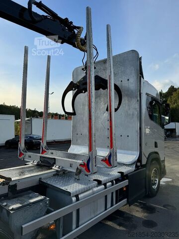 Tømmertransportør Scania R730 V8 6X4, Retarder,Timber-truck + Kesla 4x2-...