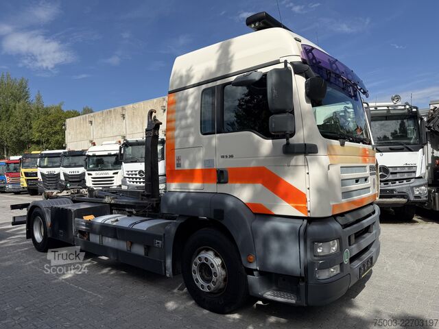 Tipvogn MAN TGA 18.360 / Steyr 18S36 Rotes Kreuz