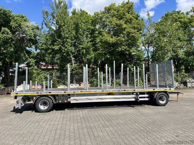 Öppen släpvagn Möslein T 2 Plato 7,60 m  2 Achs Jumbo- Plato- Anhänger Mega