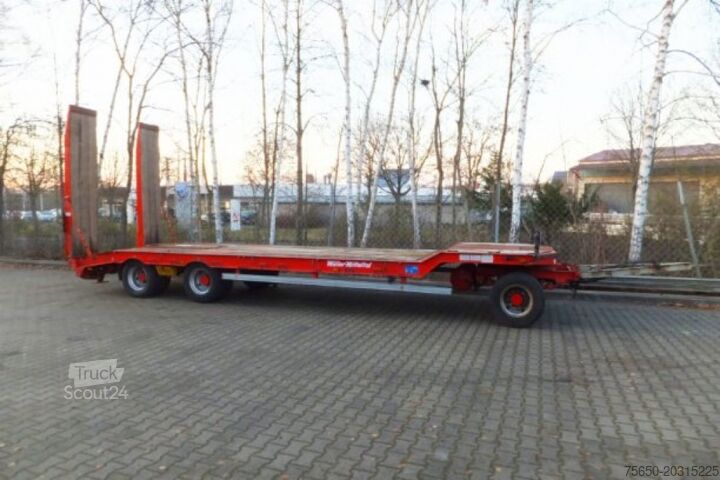 Remorque porte-engins surbaissée Müller Mitteltal T 3  3 Achs Tieflader- Anhänger