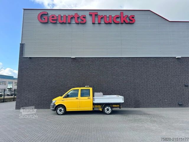 Plošinová dodávka s dvojitou kabinou Volkswagen Transporter T 6 DUBBEL-CABINE LAADBAK