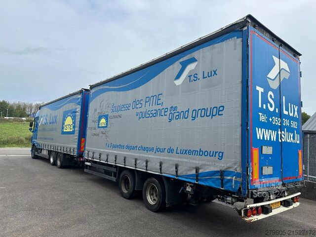 Przesuwana plandeka DAF XF 440 6x2 / SUPERSPACECAB / KOMBI MIT ANHANGER...