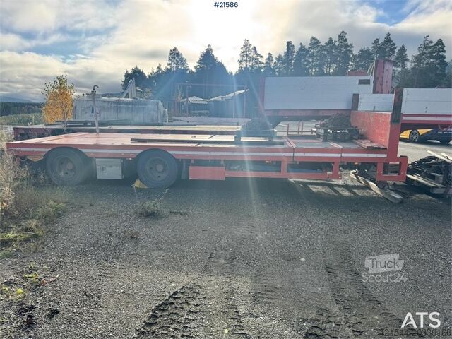 Полуприцеп с краном Broshuis. Broshuis crane semi.