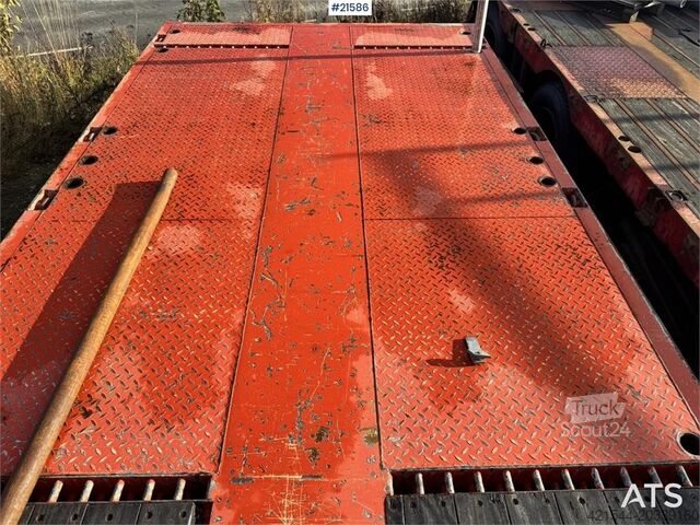 Полуприцеп с краном Broshuis. Broshuis crane semi.