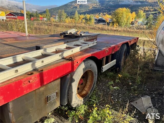 HRD kraanoplegger. HRD Crane semitrailer.