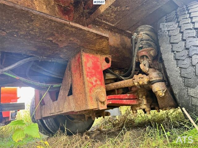 HRD kraanoplegger. HRD Crane semitrailer.