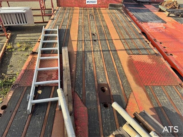 HRD kraanoplegger. HRD Crane semitrailer.