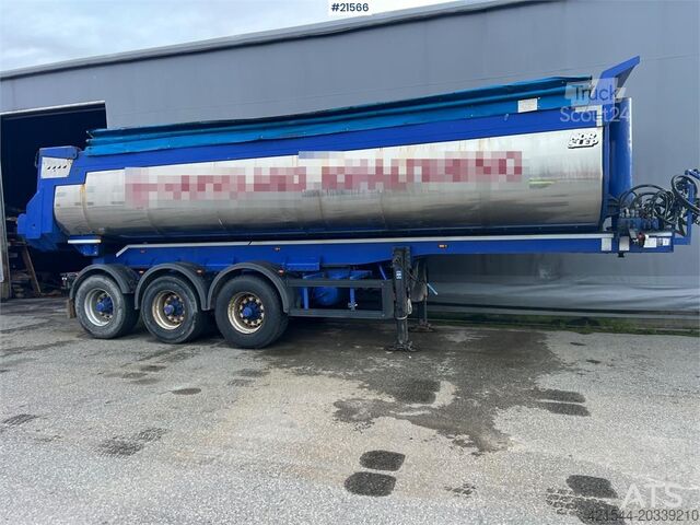 Sklápěč Langendorf 3 axle asphalt semi w/ Hydraulic canopy