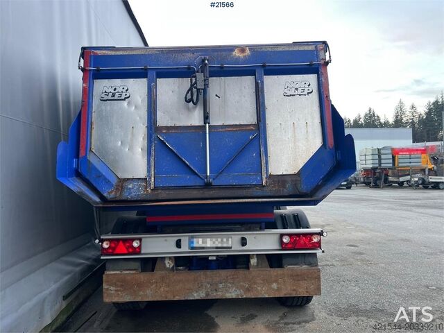 Sklápěč Langendorf 3 axle asphalt semi w/ Hydraulic canopy