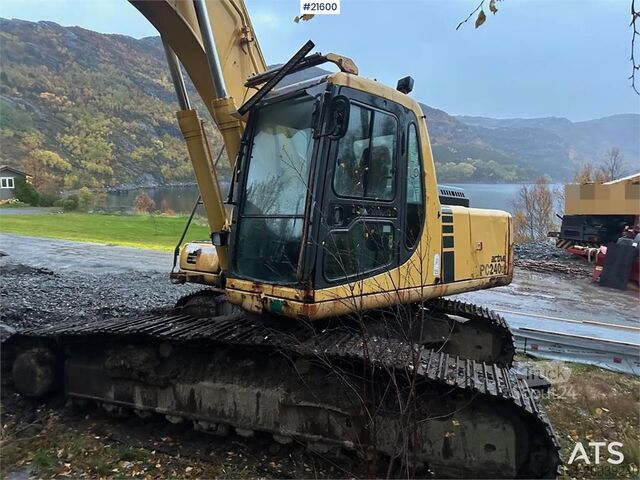 Гусеничный экскаватор Komatsu PC240LC excavator. WATCH VIDEO.