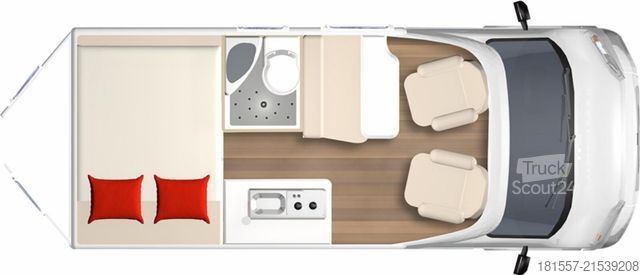 Obytné vozidlo BÜRSTNER Lineo C 550 Markise / 170 PS