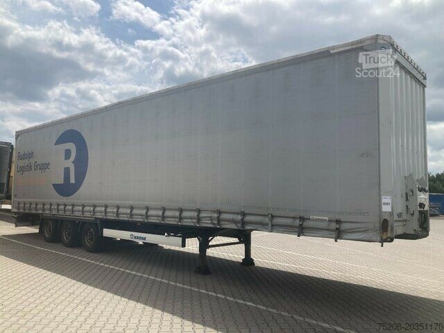 Open oplegger met zeil Krone Mega Liner SDP 27 eLG4-CS