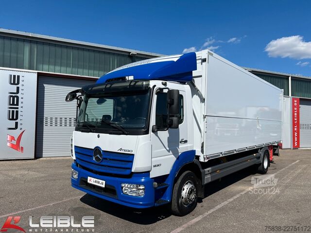 Camión caja MERCEDES-BENZ Atego 1630 *Zikun Getränke Schwenkwand*Bär LBW*