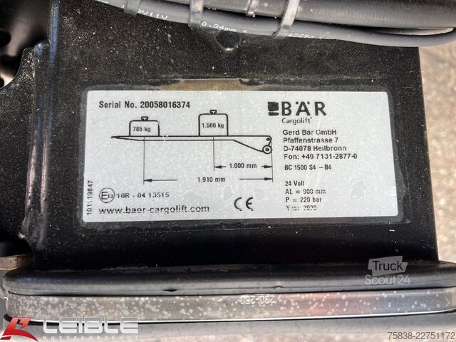 Camión caja MERCEDES-BENZ Atego 1630 *Zikun Getränke Schwenkwand*Bär LBW*