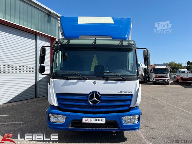 Transportador con plataforma y toldo MERCEDES-BENZ Atego 821*Classic Space*Klima*LBW-Bär*Automatik*