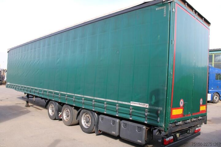 Nyitott ponyvás félpótkocsi SCHWARZMÜLLER S1 Tautliner MEGA - Nr.: 294