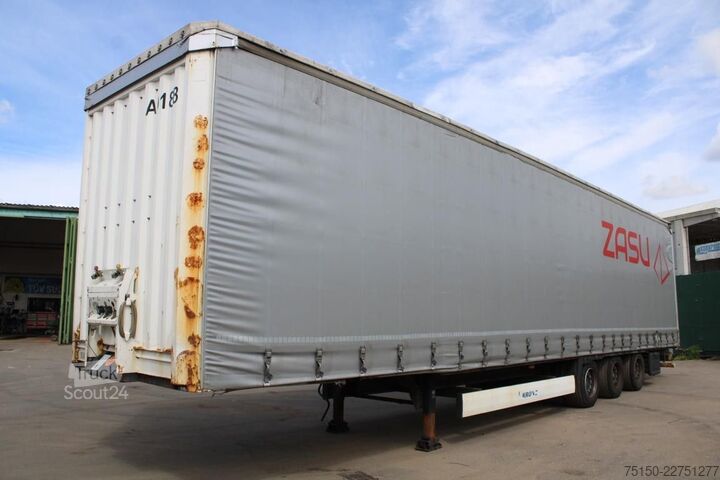 Semi-remorque bâchée KRONE SD - Tautliner MEGA - SAF Achsen Nr.: 241