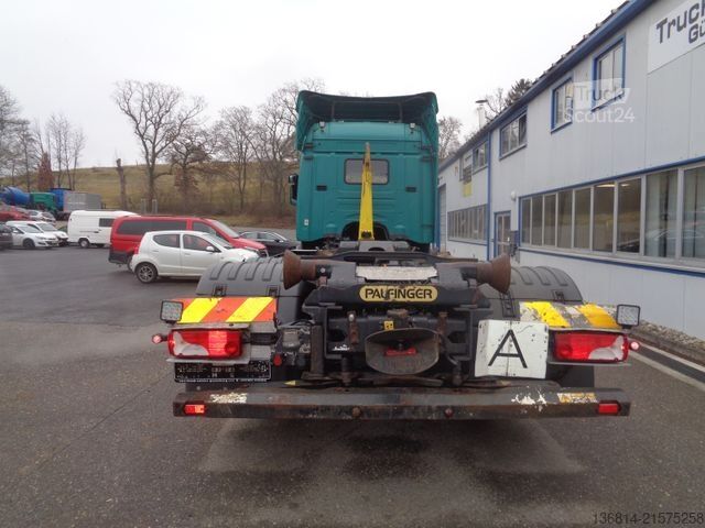 Camión portacontenedores de gancho SCANIA G440 6x2 Palfinger Abroller Lenkachse Retarder