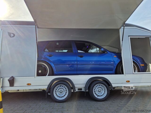 Car transport Debon Roadster 1000 enclosed Car Transport Trailer 3500kg 100km/h Pullman Soft Fahrwerk
