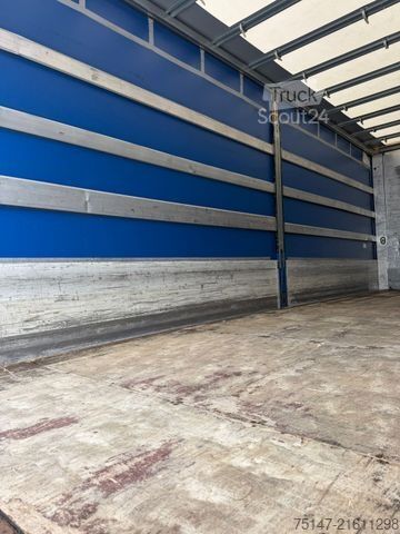 Flatbed truck with tarp MERCEDES-BENZ 1324 L Atego Klima Schiebeplane LBW AHK