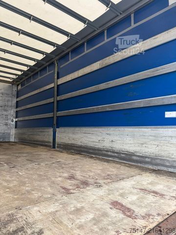 Flatbed truck with tarp MERCEDES-BENZ 1324 L Atego Klima Schiebeplane LBW AHK