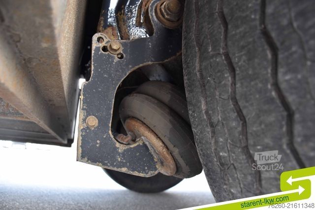Open semitrailer with tarp SCHWARZMÜLLER Palettenkasten Liftachse SAF Achsen E-Radhalter