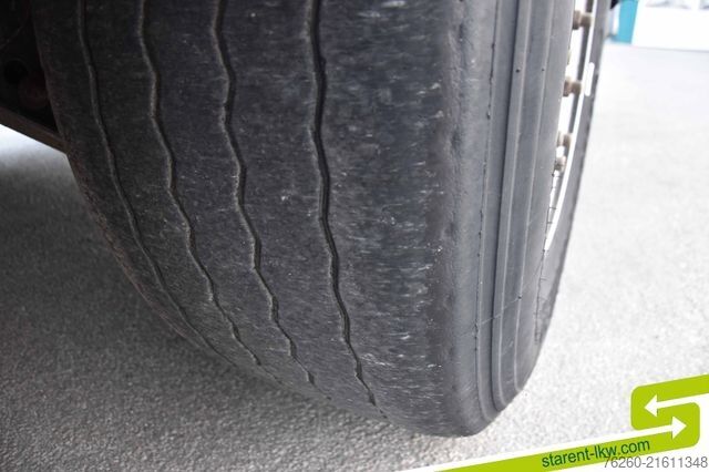 Open semitrailer with tarp SCHWARZMÜLLER Palettenkasten Liftachse SAF Achsen E-Radhalter