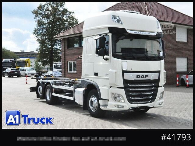 Mainomas kėbulo sunkvežimis DAF DAF XF 480 FAN SSC Intarder, Lenkachse