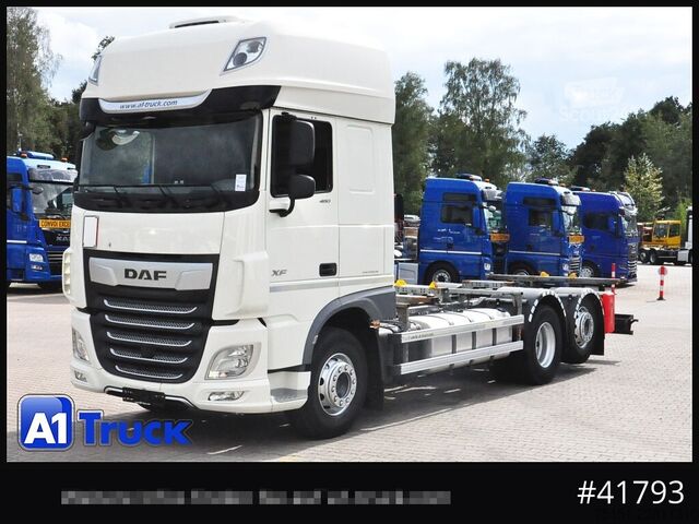 Mainomas kėbulo sunkvežimis DAF DAF XF 480 FAN SSC Intarder, Lenkachse