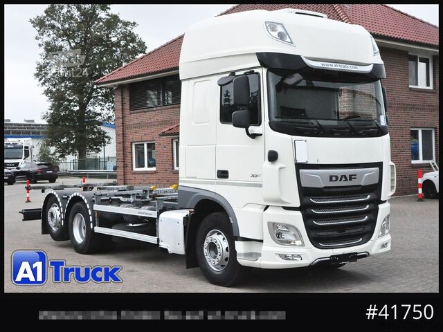 Mainomas kėbulo sunkvežimis DAF DAF XF 480 FAN Intarder, Lenkachse Steering Standklima,