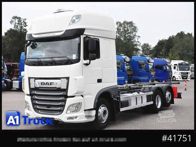 شاحنة ذات هياكل قابلة للتبديل DAF DAF XF 480 FAN Intarder, Lenkachse Steering