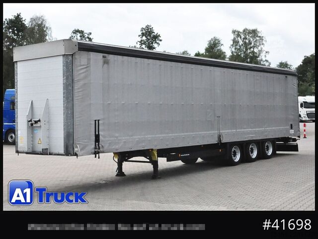 Åben sættevogn med presenning SCHMITZ Speed Curtain, Lift 455/40 R 22.5, Hubdach,