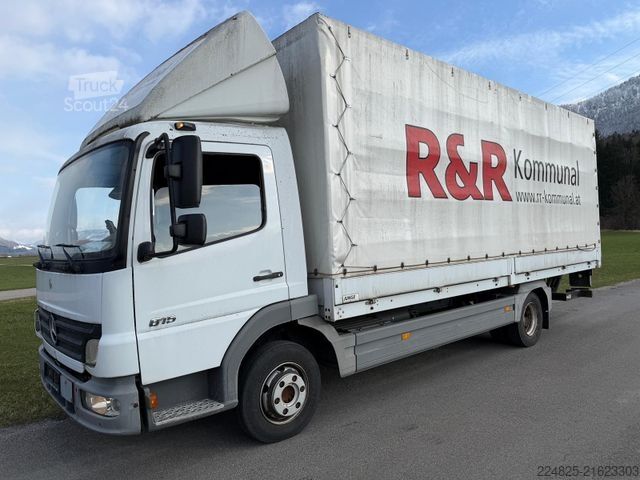Aizkaru sānu furgons MERCEDES-BENZ ATEGO 815 PRITSCHE PLANE+LBW*2006*EURO4*TÜV*TOP*