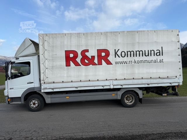 Aizkaru sānu furgons MERCEDES-BENZ ATEGO 815 PRITSCHE PLANE+LBW*2006*EURO4*TÜV*TOP*